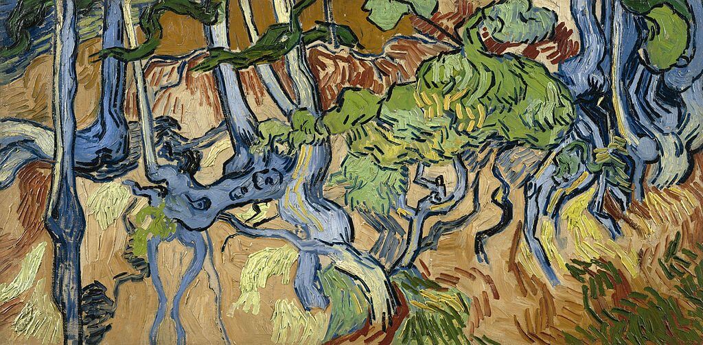 Корни деревьев, Винсент Ван Гог, Овер-сюр-Уаз, июль 1890 г