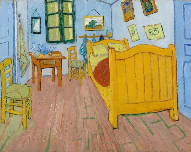 Спальня, Винсент Ван Гог, Арль, Франция, октябрь 1888 г